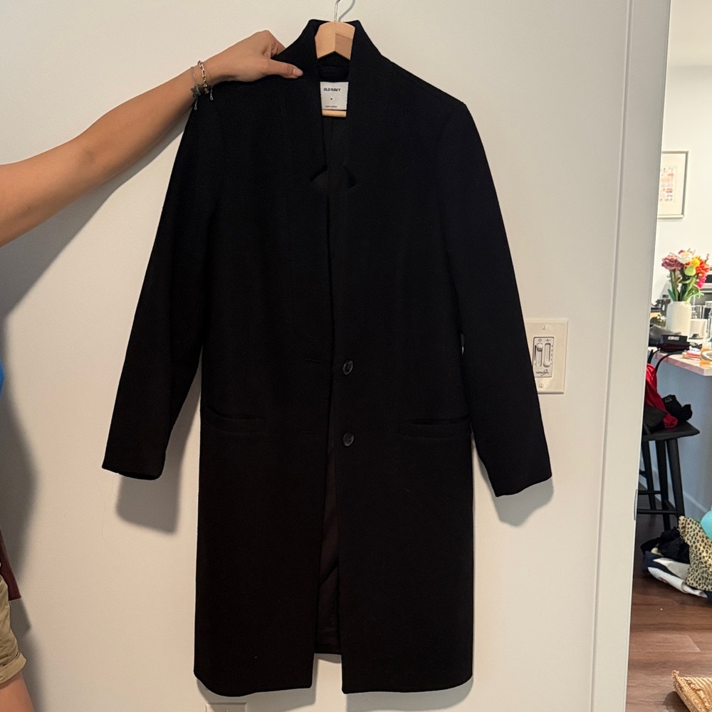 Old Navy Classic Black Coat